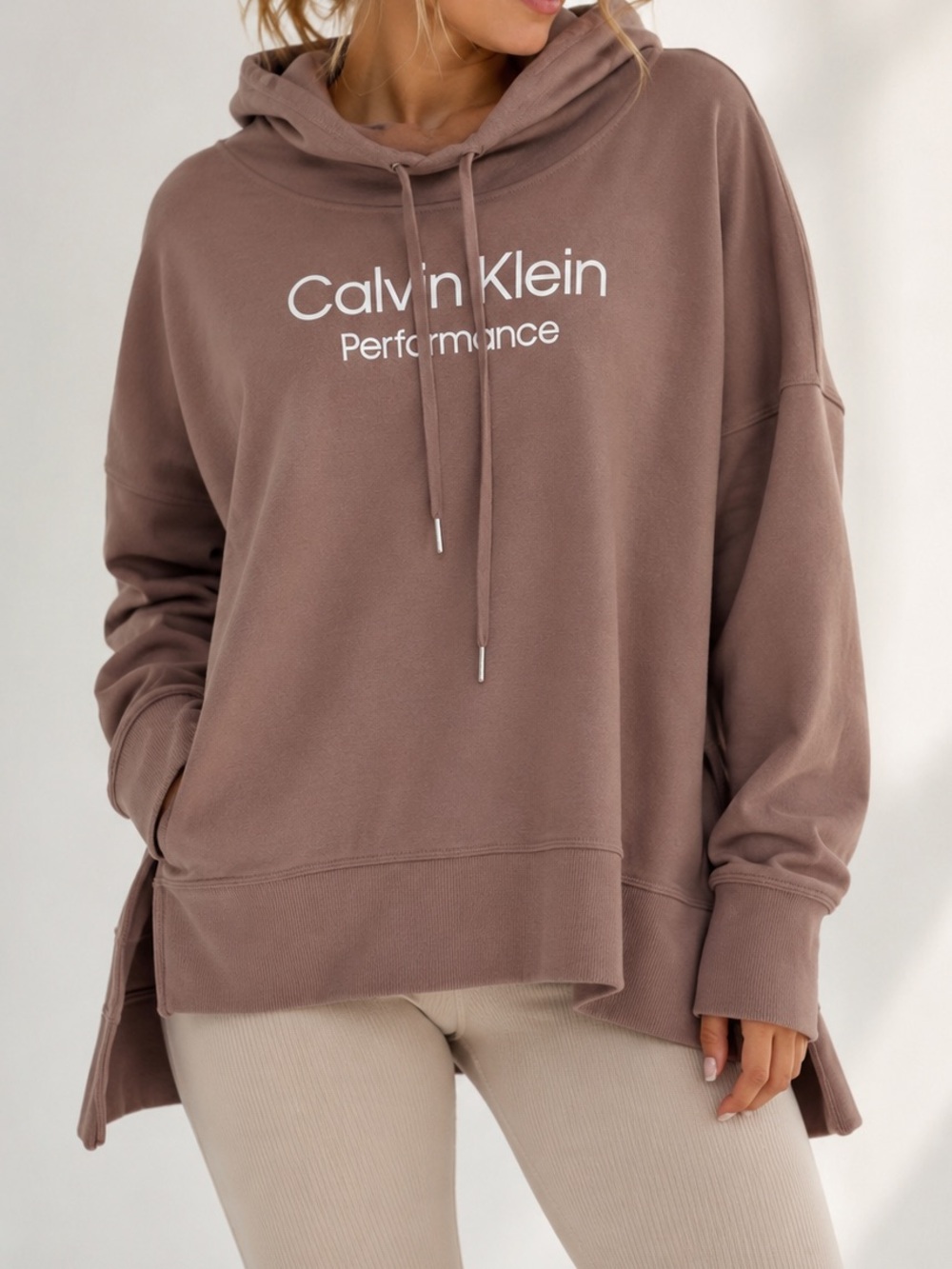 Calvin Klein Performance Dusty Mauve/Brown Hoodie
